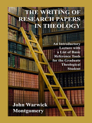 cover image of The Writing of Research Papers In Theology